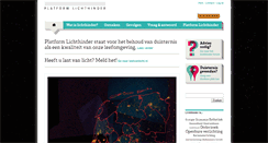 Desktop Screenshot of platformlichthinder.nl
